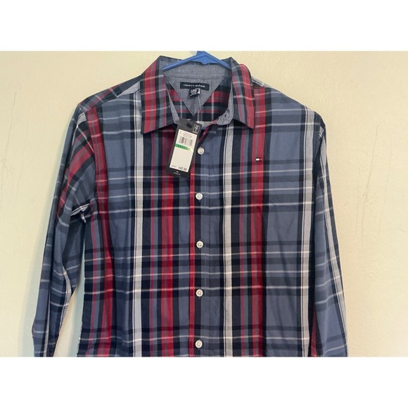 Tommy Hilfiger Other - NWT 14-16 Tommy Hilfiger Kids Plaid Long Sleeve Button Down Shirt